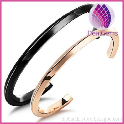 Hot selling simple style stainless steel cuff for couple